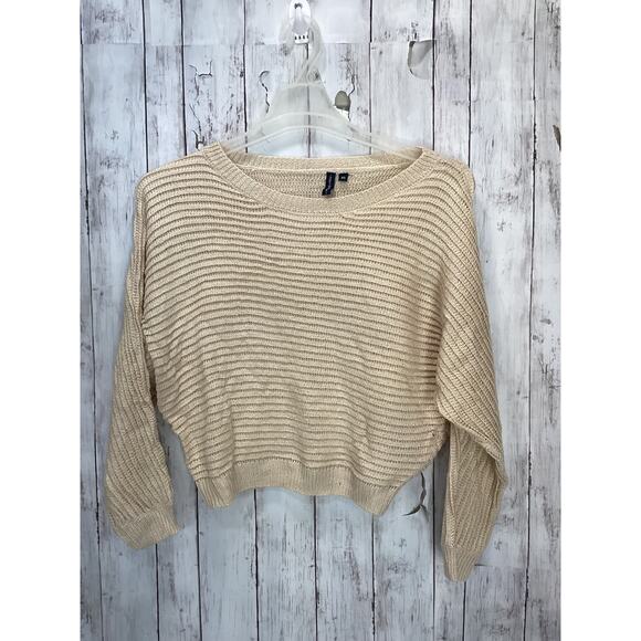 moon & madison Sweaters - Moon & Madison Women's Lightweight Beige Fall/Summer Sweater Size XS